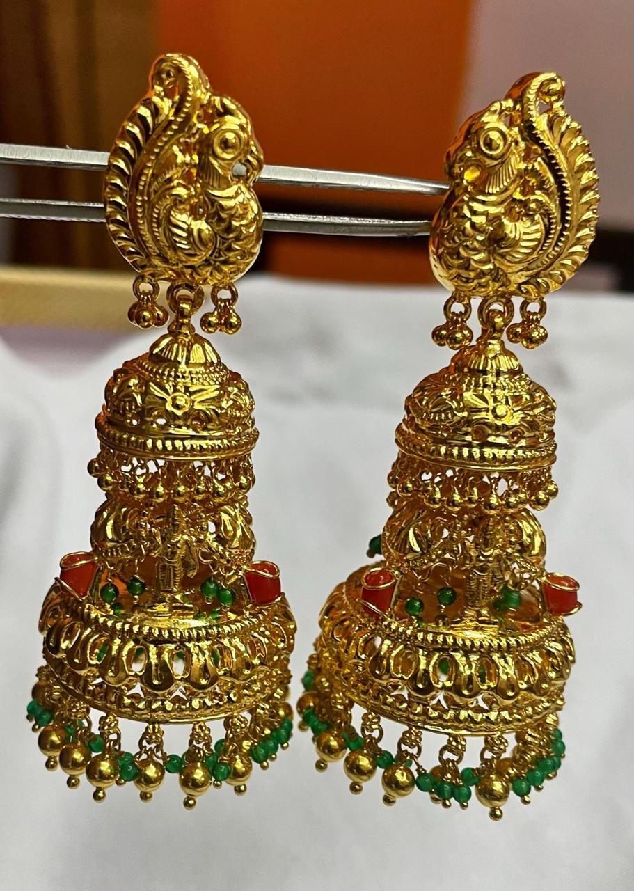 Gold Earrings - Achari in puducherry